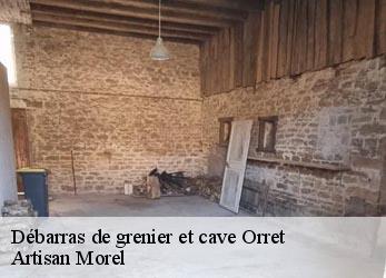 Débarras de grenier et cave  orret-21450 Artisan Morel