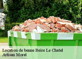 Location de benne  beire-le-chatel-21310 Artisan Morel