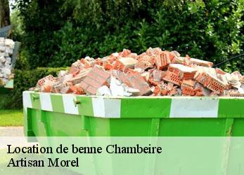 Location de benne  chambeire-21110 Artisan Morel