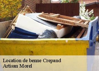 Location de benne  crepand-21500 Artisan Morel