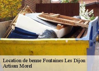 Location de benne  fontaines-les-dijon-21121 Artisan Morel