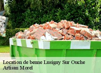 Location de benne  lusigny-sur-ouche-21360 Artisan Morel
