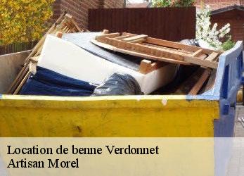 Location de benne  verdonnet-21330 Artisan Morel