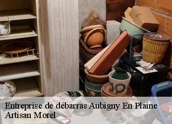 Entreprise de débarras  aubigny-en-plaine-21170 Artisan Morel