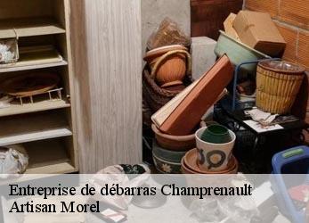 Entreprise de débarras  champrenault-21690 Artisan Morel