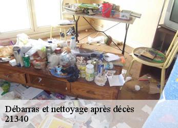 Débarras et nettoyage après décès  baubigny-21340 Artisan Morel
